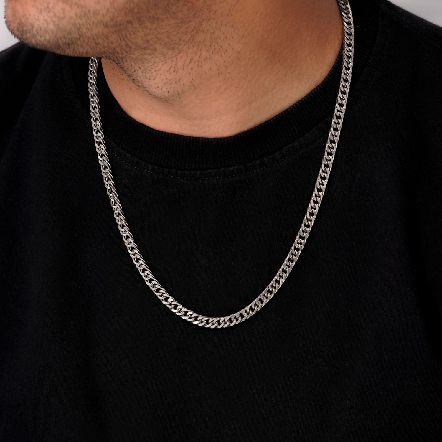 زنجیر استیل 304 کارتیر 6.2 میل سفید