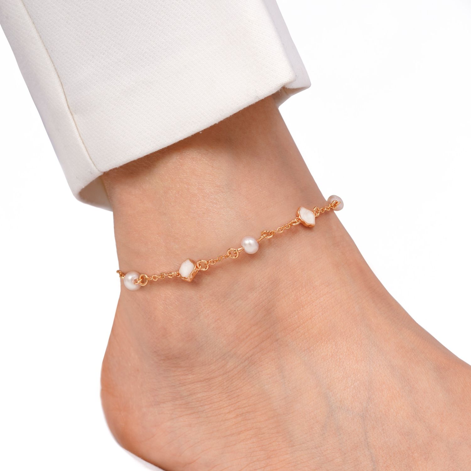 پابند مرواریدی YSXطلایی