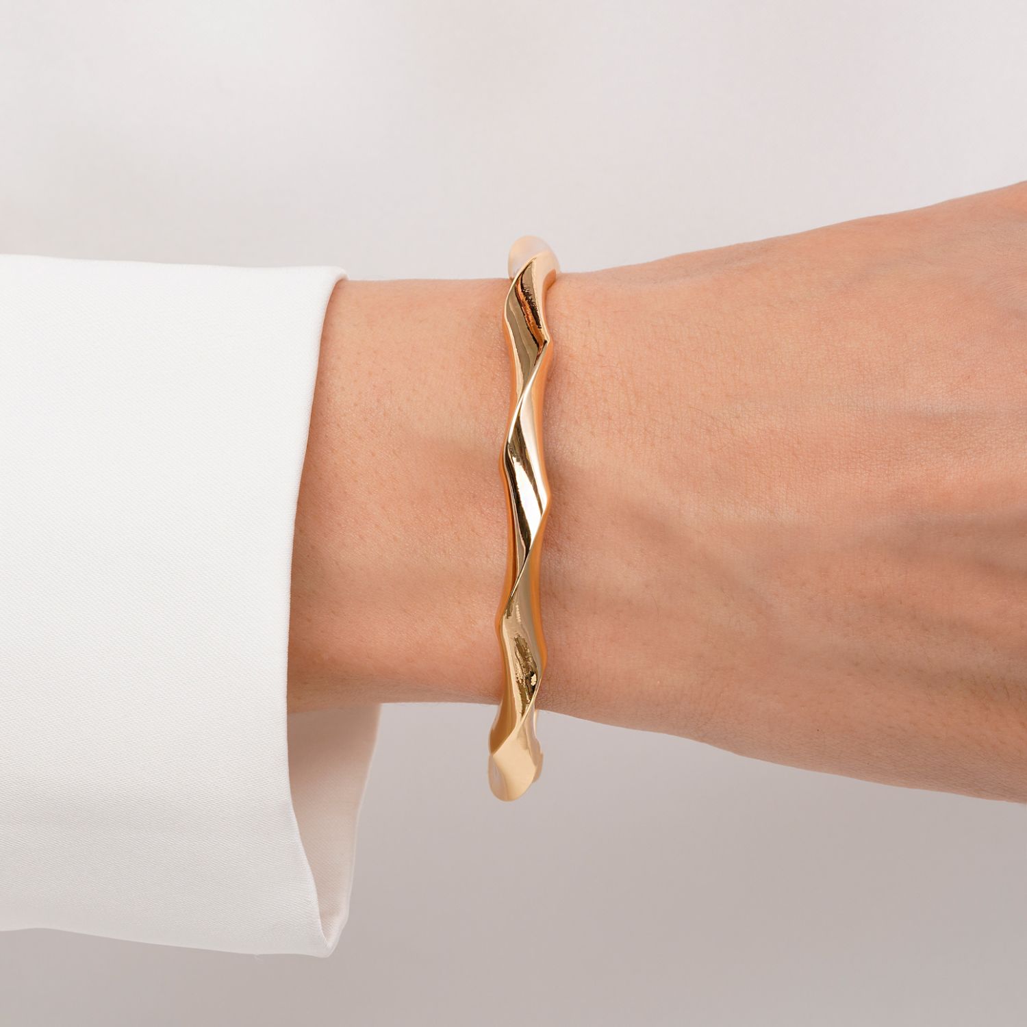 دستبند النگویی YSX فیوژن  طلایی  (سایز 1)