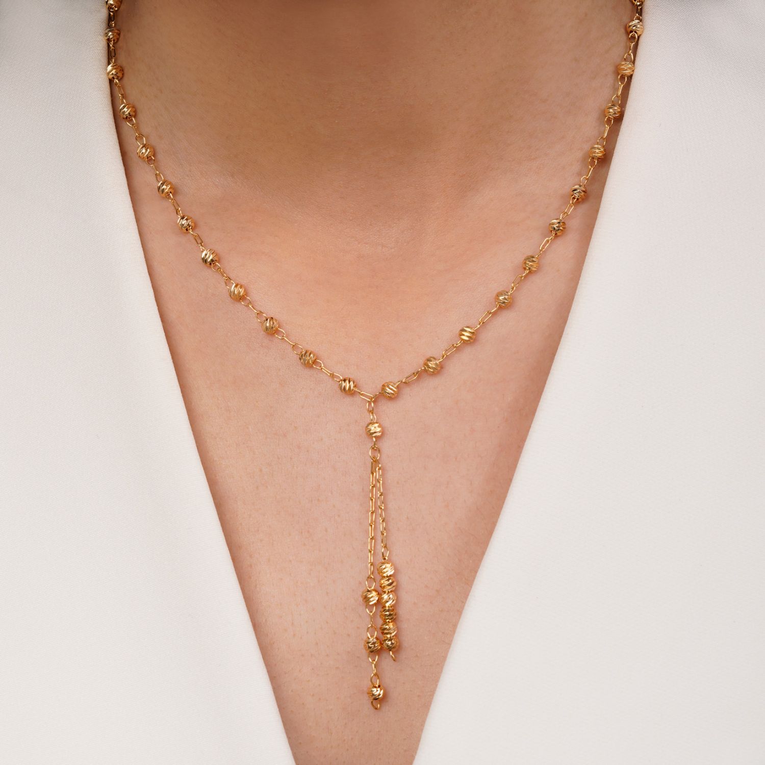 گردنبند آلبرنادو YSX طلایی 4 میل 