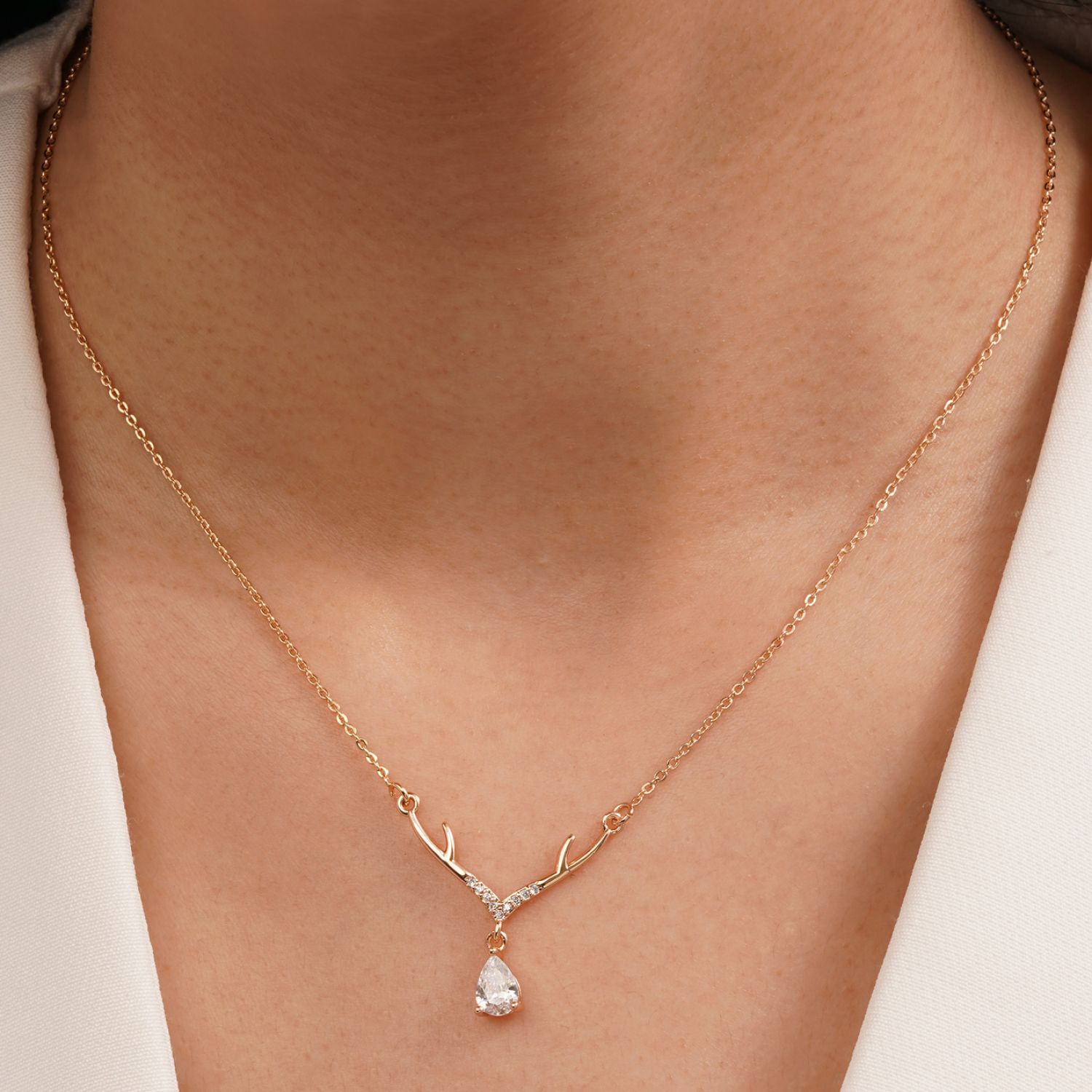 گردنبند شاخ گوزن YSX طلایی