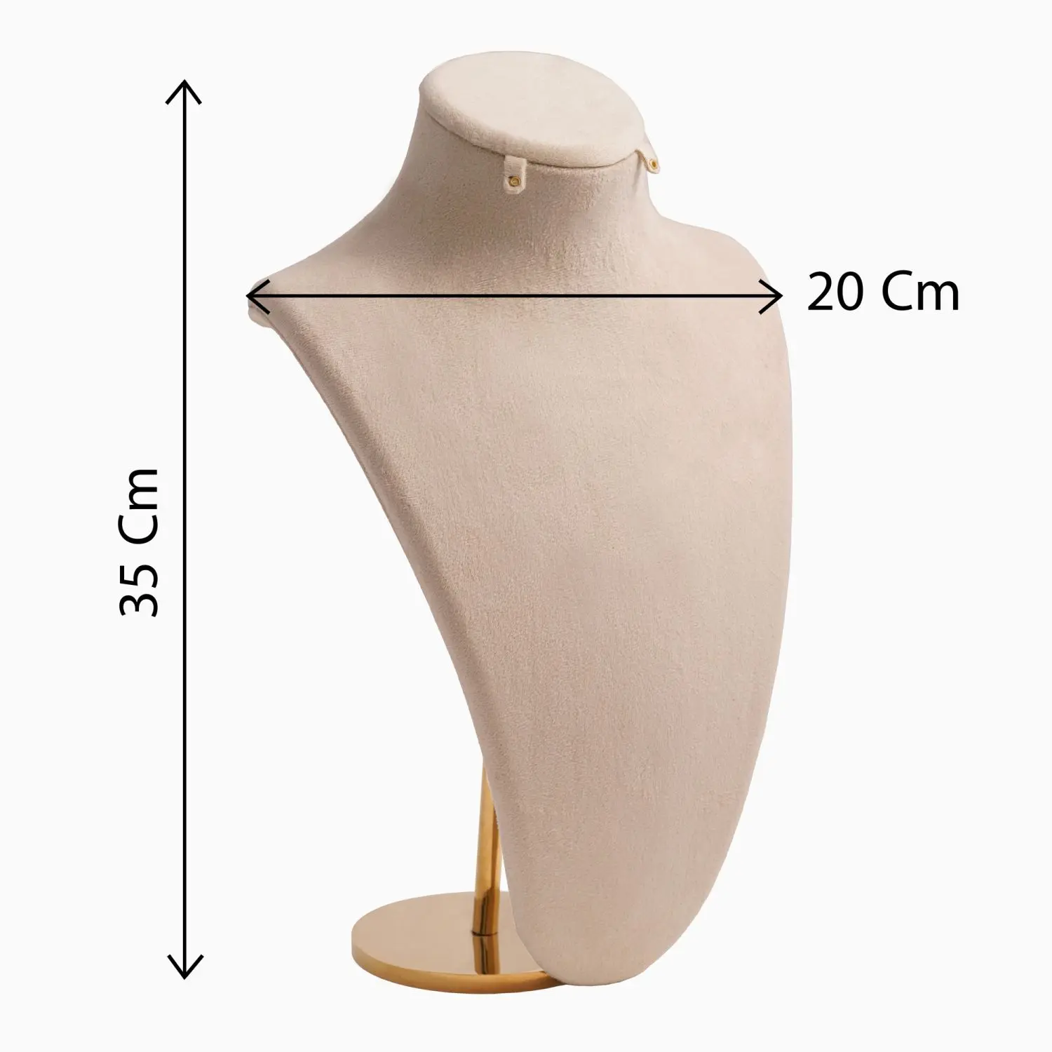 مانکن آیماه پایه استیل سایز 104 رنگ کرم