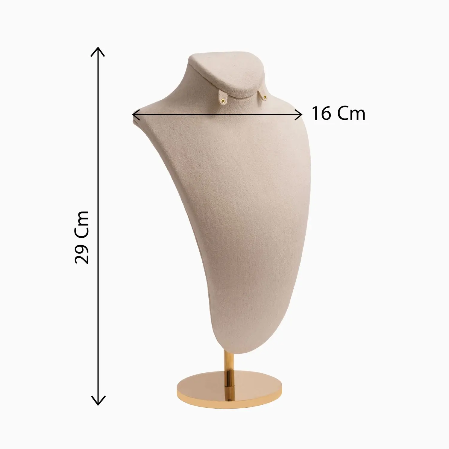 مانکن آیماه پایه استیل سایز 103 رنگ کرم