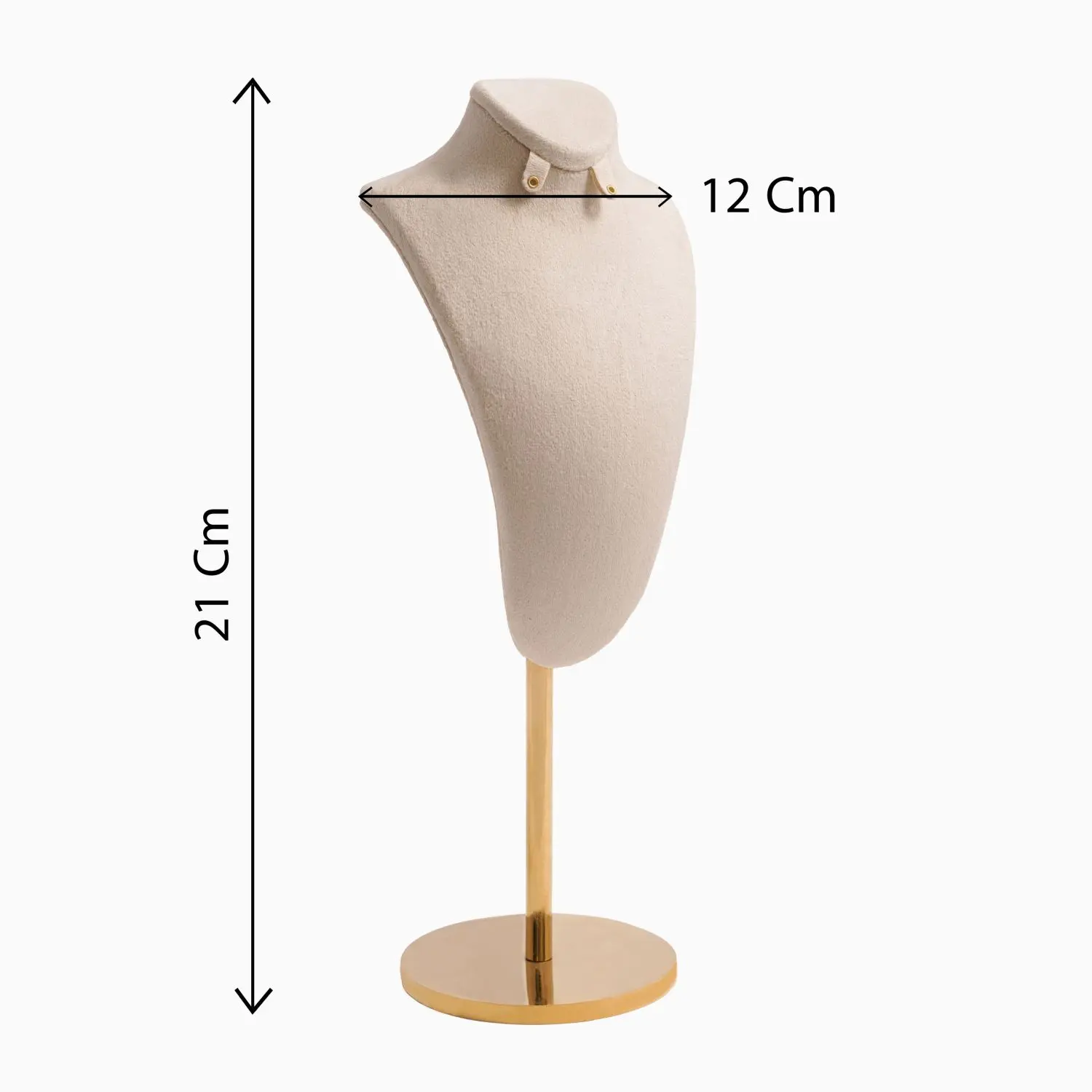 مانکن آیماه پایه استیل سایز 102 رنگ کرم