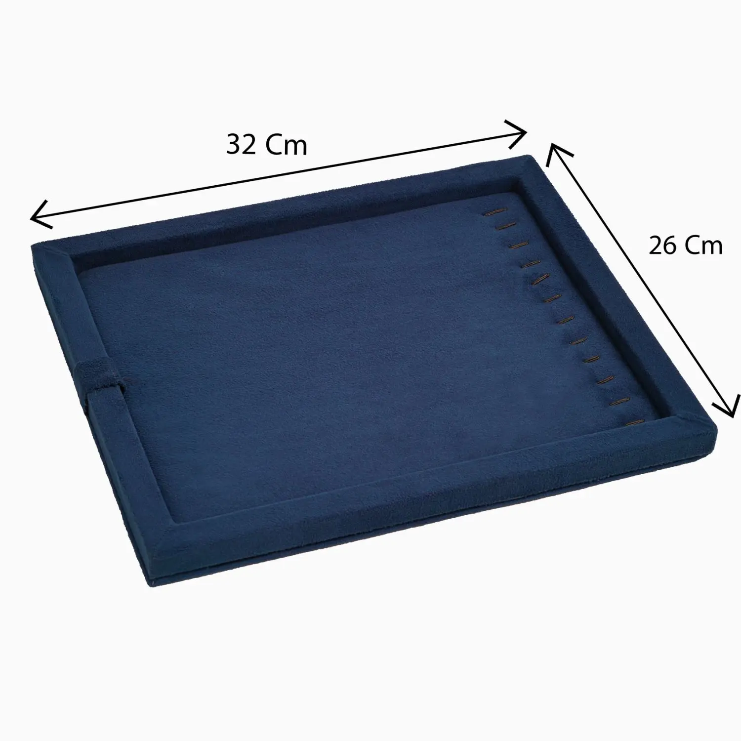 سینی پابندی مخمل رنگ سورمه ای