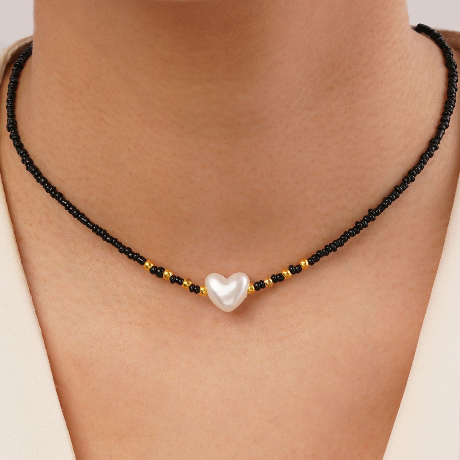 گردنبند استیل فانتزی رنگی