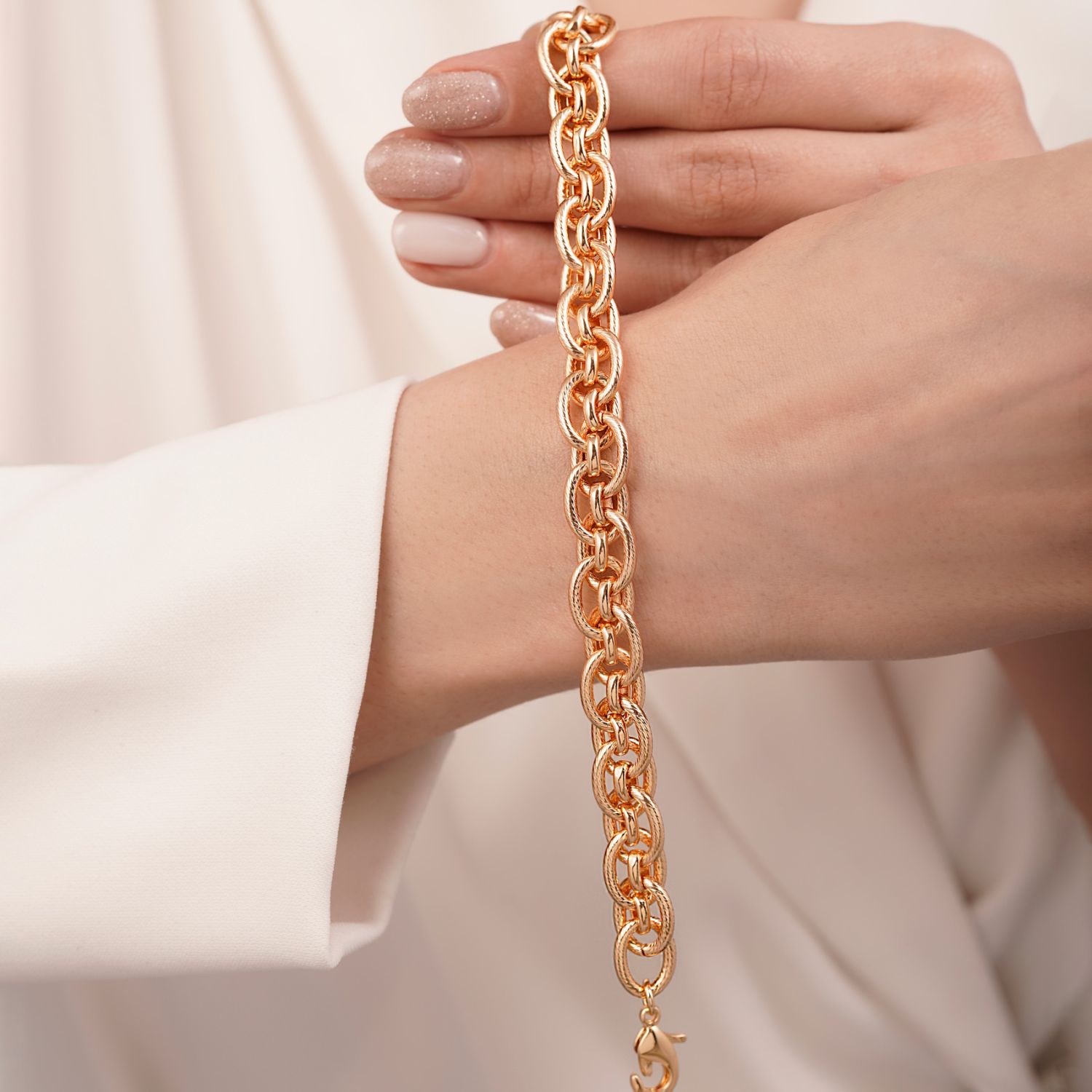 دستبند Ysx زنجیری طلایی