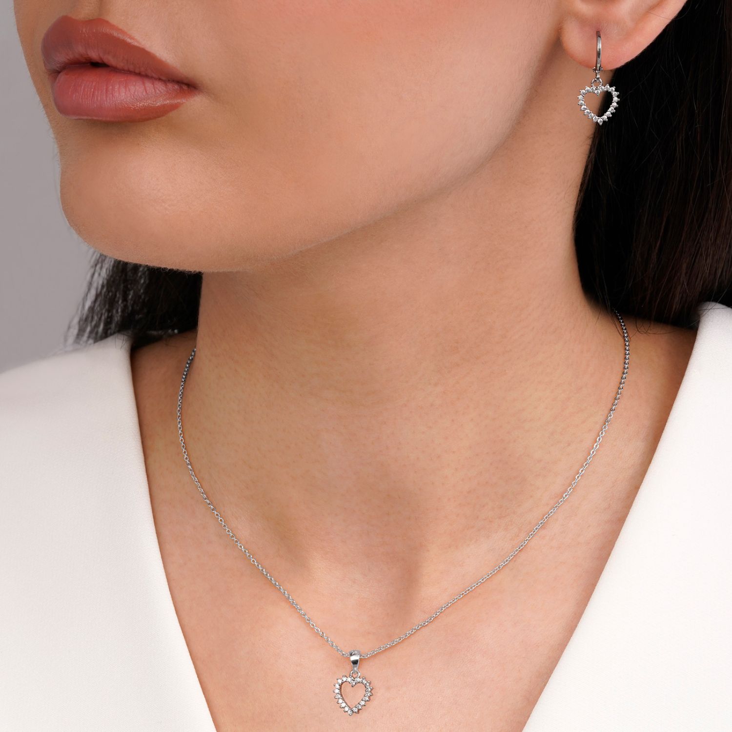 نیم ست Ysx پلاک دار سفید