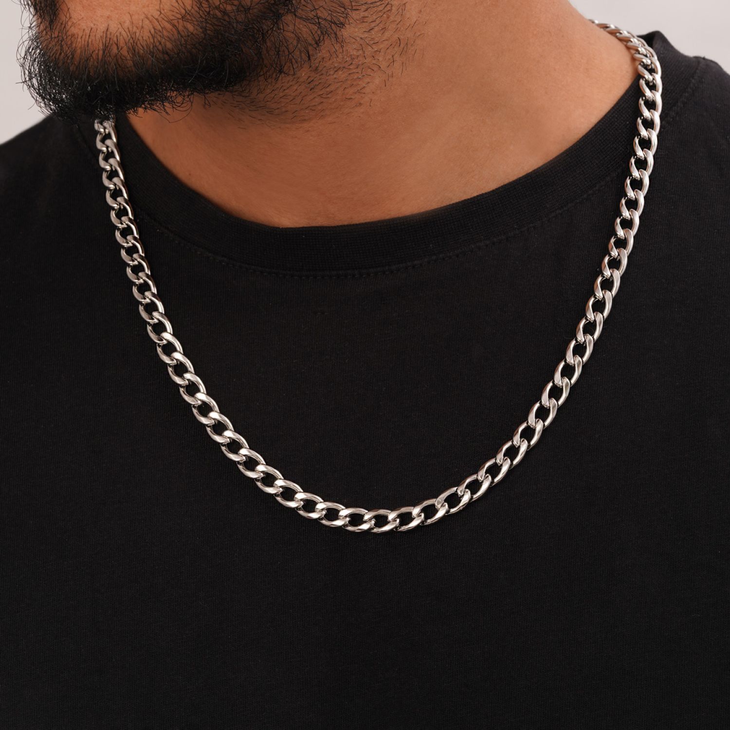 زنجیر استیل 304 کارتیر سفید